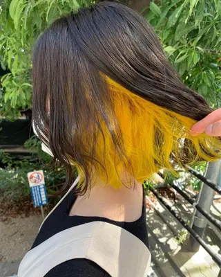 ミディアム カラー 髪質改善/ ツヤ髪カラー/高井のヘアスタイル