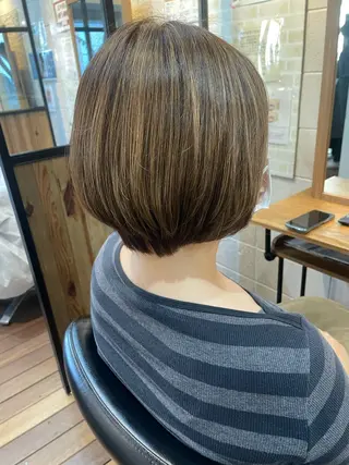 ショート アイブロウ◎ rista藤岡佳世のヘアスタイル