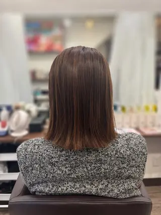 ミディアム ️🫧押上️🫧はな 🫧うる艶パーマのヘアスタイル