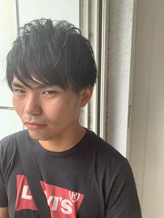 ショート メンズ カラーなら川嶋宏旭✨ salonLEPIAのヘアスタイル