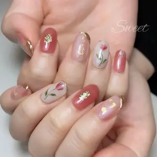 ネイル sweet 仲野陽子のネイルデザイン