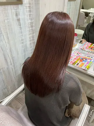 セミロング カラー イシジマ タカナリのヘアスタイル