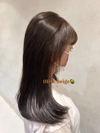 ロング カラー 透明感カラー/艶髪/ 似合わせカラーのヘアスタイル