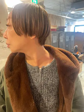 ショート さの あやねのヘアスタイル