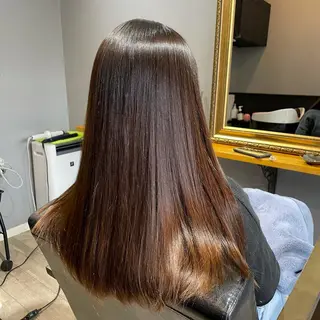 ロング 渡辺俊介 暗髪カラー /美髪矯正/髪質改善のヘアスタイル