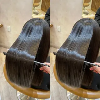 ロング 縮毛矯正/艶カラー 笠原康平のヘアスタイル