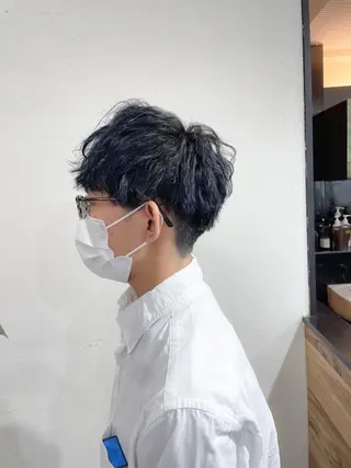 ショート カラー メンズ かんばら りょーいのヘアスタイル