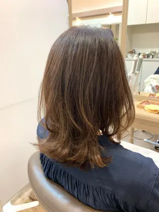 セミロング 福原遼華/小顔ショー ト/髪質改善のヘアスタイル