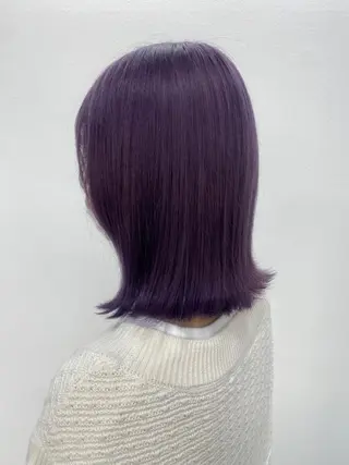 ミディアム カラー ✴︎ヒラガカナ✴︎ ECLAT HAIRのヘアスタイル