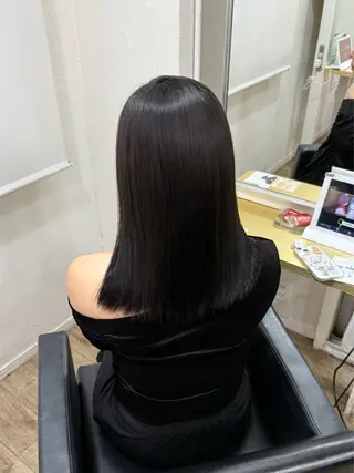 セミロング 髪質改善/ 透明感カラー/RANのヘアスタイル