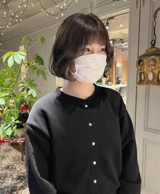 ミディアム 梅原 大和のヘアスタイル
