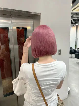 ミディアム 暖色カラー/レイヤー カット☁️MEI☁️のヘアスタイル