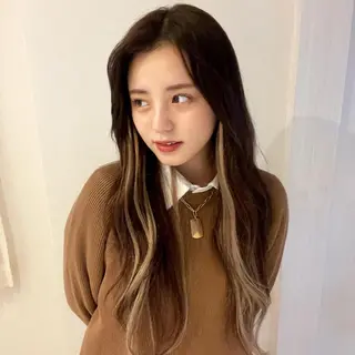 ロング 韓国ヘア/艶カラー /田中悠佑のヘアスタイル