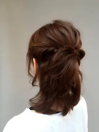 ヘアアレンジ 韓国ヘア✨グレージュ カラーasamiのヘアスタイル