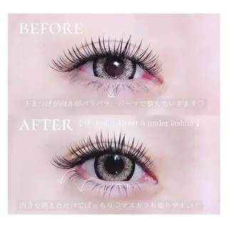 マツエク・マツパ REFLET ルフレのマツエク・マツパデザイン