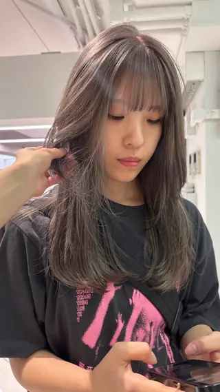 カラー miyu / 透明感カラーのヘアスタイル