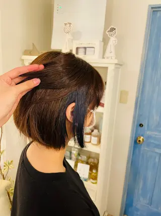 ショート カラー やまだ→アトリエニノ モデルさん募集中！のヘアスタイル