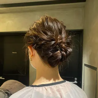 ミディアム ヘアアレンジ デザインカラー❤︎ イシイレイのヘアスタイル