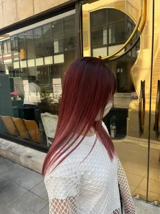 ロング カラー 🦋韓国/暖色カラー RENA🦋のヘアスタイル