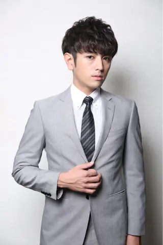 カラー パーマ メンズ S/CAVE メンズ専門美容室のヘアスタイル