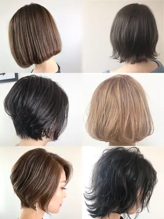 ショート カラー Lien 深井店のヘアスタイル
