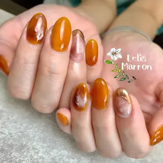 ネイル Lelis Marron所属・岸 侑李のネイルデザイン