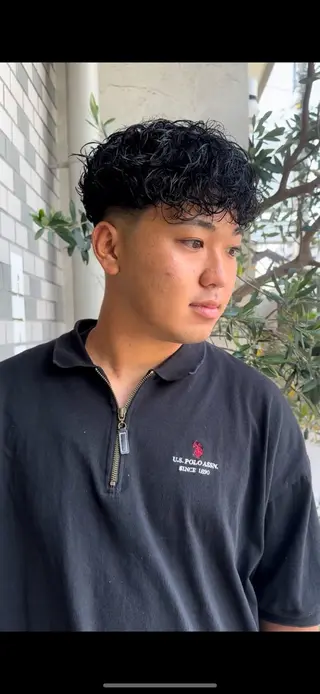 パーマ メンズ 年間2000名担当◎ パーマ職人/仲原佑樹のヘアスタイル