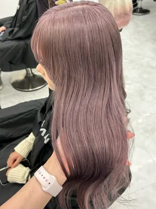 ロング 淡色ラベンダー♡ ニーナ🎀🦙のヘアスタイル