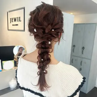 ロング ヘアアレンジ メンズ特化/パーマ 縮毛矯正/AYAのヘアスタイル