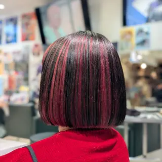 推しカラー🦉にじさ んじカラー🌈🕒✨のヘアスタイル