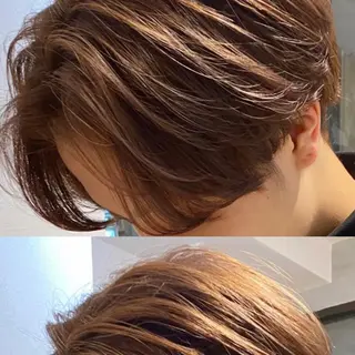 ショート カラー メンズ 三ツ井凌 【ヘアケアサロン】のヘアスタイル