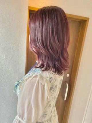 カラー 森 桃菜のヘアスタイル