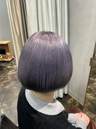 ショート カラー 透明感カラー｡:* ナナカ🌦️のヘアスタイル