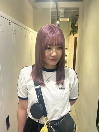 ミディアム おしゃれボブ/暖色 カラー🧶いろはのヘアスタイル