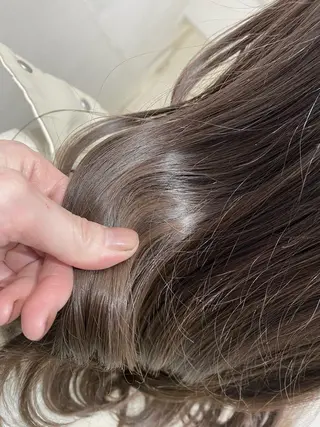 セミロング カラー ✨くびれスタイル✨️ 戸嶋穂乃香のヘアスタイル