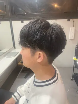 パーマ メンズ CYAN  京都駅前店所属・春名 典瑚のヘアスタイル