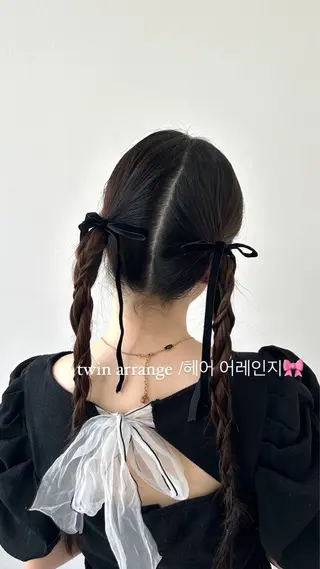 ロング 韓国ヘア/顔周り ヘアセット/加藤優里のヘアスタイル