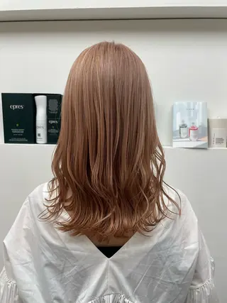 ロング カラー 福田 千尋のヘアスタイル