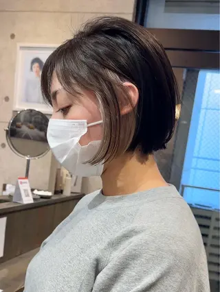 ショート カラー 遠藤沙也加 /レイヤーカットのヘアスタイル