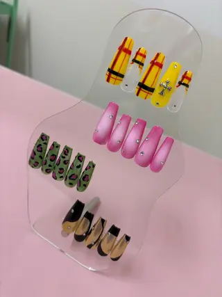 ネイル 33nail✴️栄 スミレ❇️Gel-xのネイルデザイン
