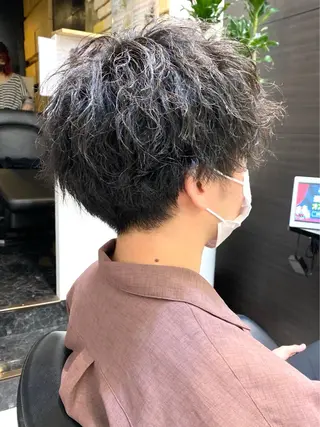 パーマ メンズ alpha松戸 🍒武田さくら🌸のヘアスタイル