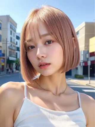 ショート 上野/ハイトーン💫 透明感🫧/カズヤのヘアスタイル