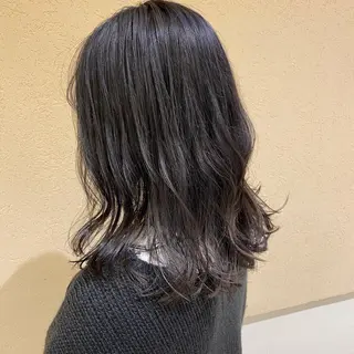 ミディアム 新宿メンズパーマ ヨモギダのヘアスタイル