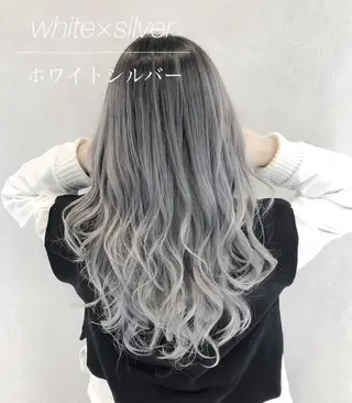 セミロング カラー 代表/七瀬/ギャル/ シールエクステ/渋谷のヘアスタイル