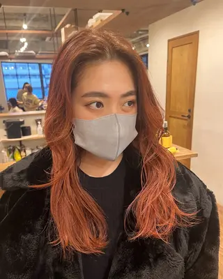 ロング カラー china/ボブ/ ブリーチカラーのヘアスタイル