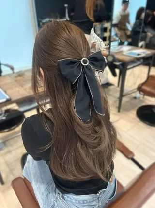 ロング 🎀大竹美侑／顔まわ りカット／レイヤーのヘアスタイル