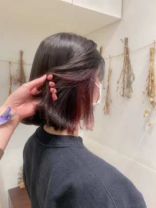 ミディアム カラー はだゆうき @hadadan08のヘアスタイル