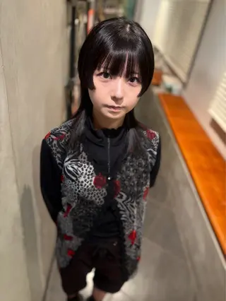 ミディアム 優 作のヘアスタイル