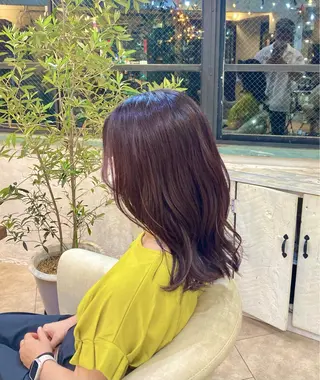 ミディアム カラー スパイキー/ ピンパーマ/緑川雄也のヘアスタイル