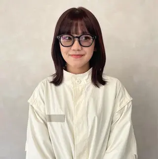 ミディアム カラー ミウラ サクラコのヘアスタイル